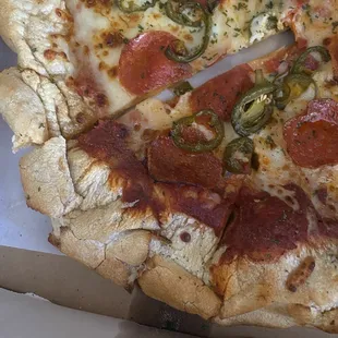Tonight&apos;s crust. 9/29/22 Tasteless and crunchy. (And ugly)