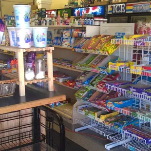 a view of a grocery store