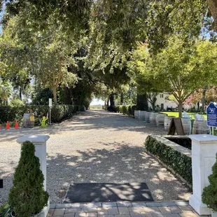 the entrance to the winery