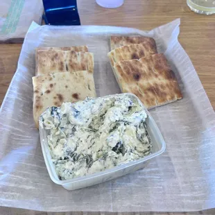 Spinach and artichoke dip