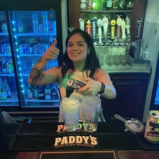 Our awesome Bartender Marissa!!