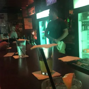 The really nice bartender!