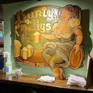 Durty Nelly but with cleansers on the counter.