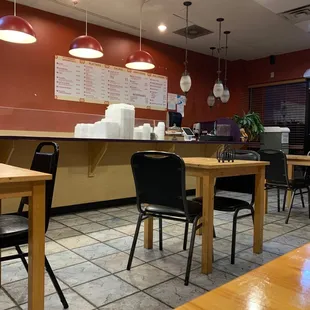 Dining and counter space