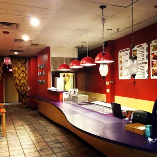interior, sushi and sashimi