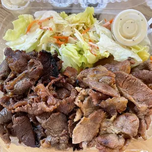 Pork and Beef Teriyaki