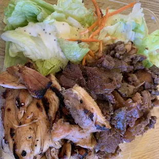 Chicken and Beef Teriyaki