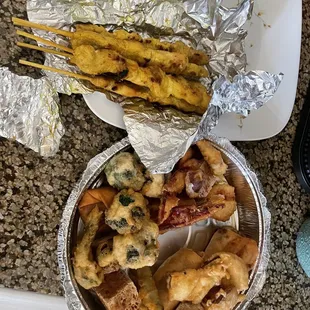 Sampler: lots of appetisers in this. Good way to sample