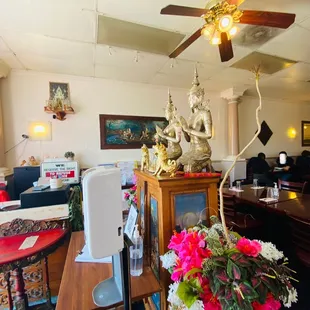 interior, sushi and sashimi