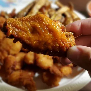 Garlic parmesan wing