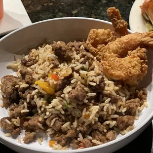 Dirty Rice and Shrimp!