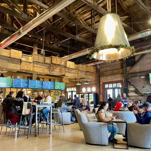 Beautiful interior restoration of the historic building