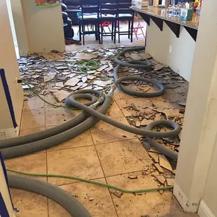 A lot of vacuums to collect the dust.