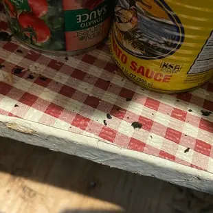 Large tar chunks in pantry #8 of 8 photos.