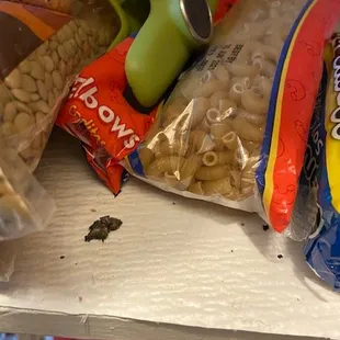 Large tar chunks in pantry #2 of 8 photos.