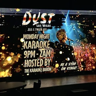 Monday night karaoke