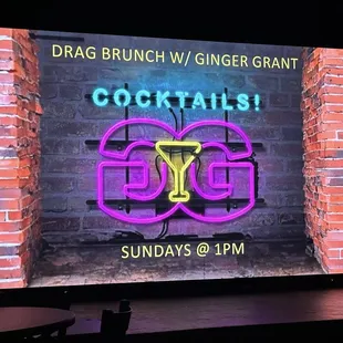 Drag brunch with Ginger Grant