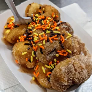 Pumpkin spice donuts