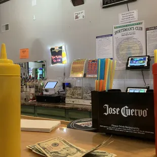 Pull Tabs at the bar