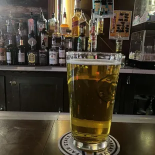 Bellied up with an Old Style at 11:20am