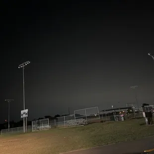 baseball/softball fields