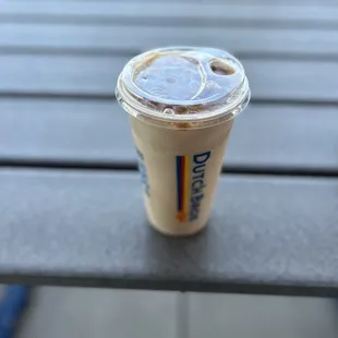 Golden Eagle blended with boba