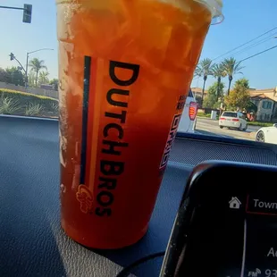 Iced Americano (yesterday). Coffee came a bit weak for this one. This is a medium but looks like a large