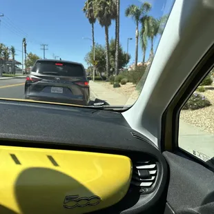 Line is cars into the street