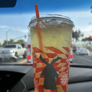 Passion Fruit green iced tea