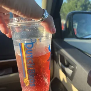 When you order with light ice, you get half filled.