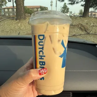 Salted Caramel Protein Latte