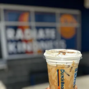 Small, Cookie butter latte. (Very sweet)