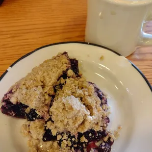 Blueberry Crunch pie