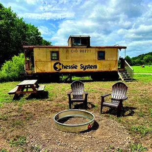 Dutch Creek Winery also has an Airbnb.com rental, too. The Caboose at Dutch Creek Retreat.