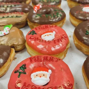 dough desserts, food, donuts