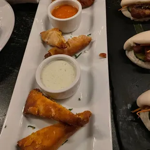 Buffalo Chicken Spring Rolls