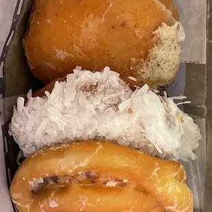 Raisin, Coconut, Cinnamon swirl