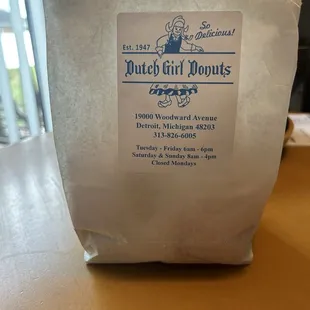 Just made a visit to Dutch girl donut shop