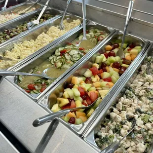 Cold salad bar choices
