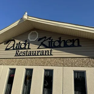 Front of restaurant