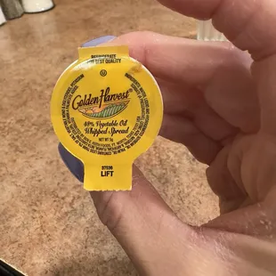 No real butter here