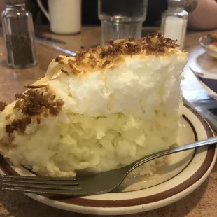Coconut Cream pie with merengue topping