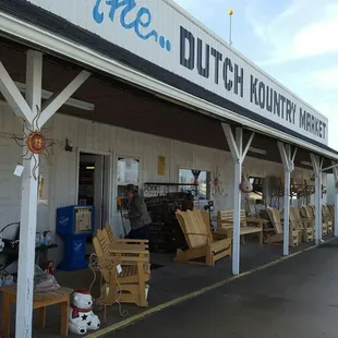 the front of the store