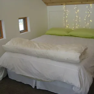 Guest House bedroom with queen size bed.