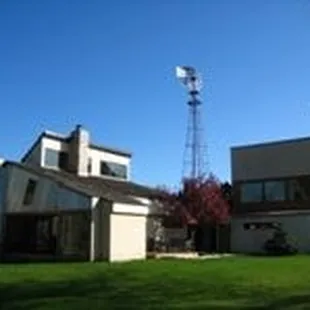 The private Guest House is situated adjacent to the owner's home on an 80 acre lake shore property.