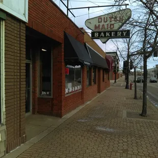 the front of the restaurant