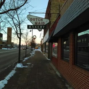 Outside