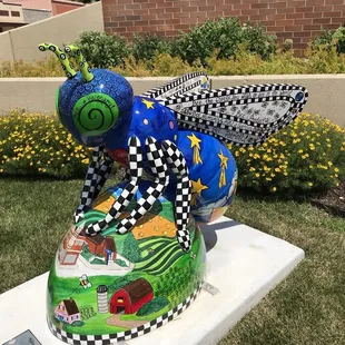 Bee public art. In Auburn