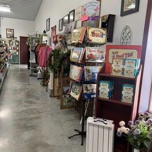 the inside of the store