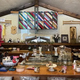 the interior of the restaurant